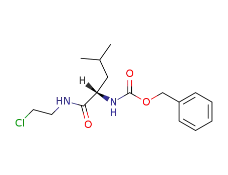 페닐메틸(S)-(1-(((2-클로로에틸)아미노)카르보닐)-3-메틸부틸)카르바메이트