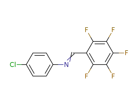 Benzenamine, 4-chloro-N-[(pentafluorophenyl)methylene]-