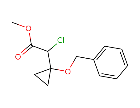 methyl 2-<1-(benzyloxy)cyclopropyl>-2-chloroacetate