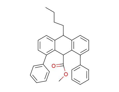 10-Butyl-1,8-diphenyl-9,10-dihydro-anthracene-9-carboxylic acid methyl ester