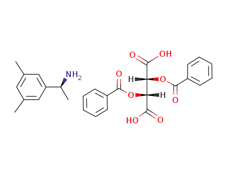 (S)-α-(3,5-dimethylphenyl)ethylamine L-O,O'-dibenzoyltartrate