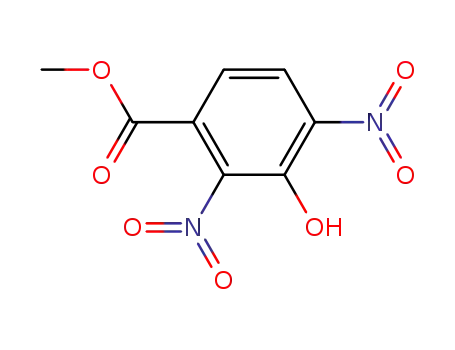 Molecular Structure of 56709-80-9 (methyl 2,4-dinitro-3-hydroxybenzoate)