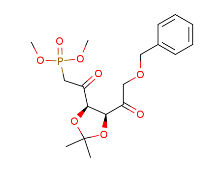 diMethyl 2-((4R,5S)-5-(2-(benzyloxy)acetyl)-2,2-diMethyl-1,3-dioxolan-4-yl)-2-oxoethylphosphonate