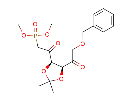 diMethyl 2-((4R,5S)-5-(2-(benzyloxy)acetyl)-2,2-diMethyl-1,3-dioxolan-4-yl)-2-oxoethylphosphonate