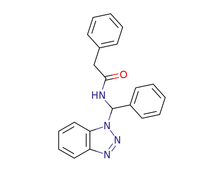 N-(α-benzotriazol-1-ylmethyl)phenylacetamide