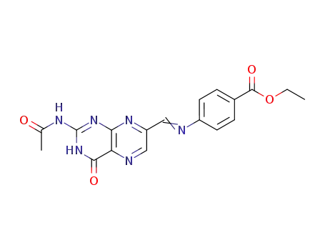N<sup>2'</sup>-acetyl-7-<<(4-carbethoxyphenyl)imino>methyl>pterin