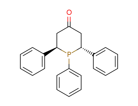 r-1,cis-2(a),trans-6(e)-triphenyl-4-phosphorinanone