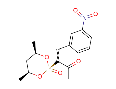2α-<1-acetyl-2-(3-nitrophenyl)ethenyl>-4α,6α-dimethyl-2β-oxo-1,3,2-dioxaphosphorinane