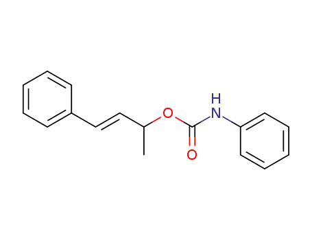 (E)-1-phenyl-1-penten-3-yl phenyl carbamate