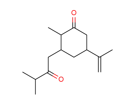 p-menthene-8 one-2 (oxo-2' methyl-3' butyl)-6
