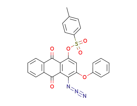 Toluene-4-sulfonic acid 4-azido-9,10-dioxo-3-phenoxy-9,10-dihydro-anthracen-1-yl ester