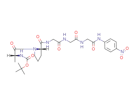 {(R)-1-Methyl-2-[(S)-2-({[({[(4-nitro-phenylcarbamoyl)-methyl]-carbamoyl}-methyl)-carbamoyl]-methyl}-carbamoyl)-pyrrolidin-1-yl]-2-oxo-ethyl}-carbamic acid tert-butyl ester