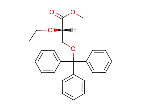 2-ethyl-3-(triphenylmethyl)glyceric acid methyl ester