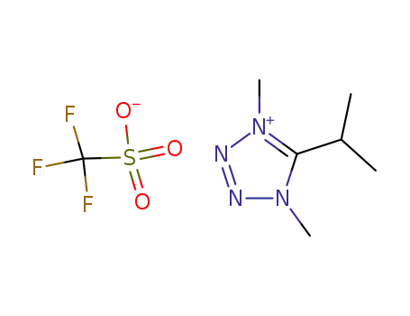 5-(1-Methylethyl)-1,4-dimethyltetrazolium-trifluormethansulfonat