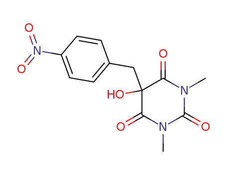 5-hydroxy-5-(4'-nitrobenzyl)-1,3-dimethylbarbituric acid