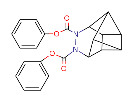 9,10-Diazapentacyclo<4.4.0.0<sup>2,5</sup>.0<sup>3,8</sup>.0<sup>4,7</sup>>decan-9,10-dicarbonsaeure-diphenylester