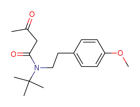 N-tert-butyl-N-(2-p-anisylethyl)acetoacetamide