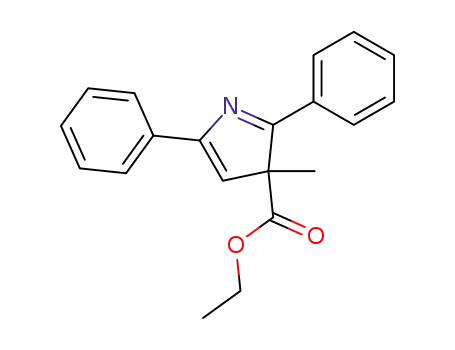 3-Methyl-2,5-diphenyl-3H-pyrrole-3-carboxylic acid ethyl ester