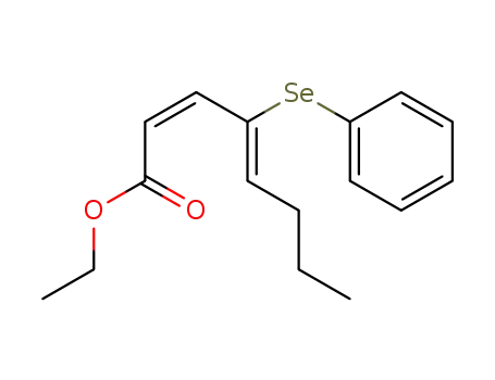 2,4-Octadienoic acid, 4-(phenylseleno)-, ethyl ester, (Z,Z)-