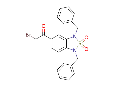 5-(2-bromoacetyl)-1,3-dibenzyl-1H,3H-2,1,3-benzothiadiazole 2,2-dioxide