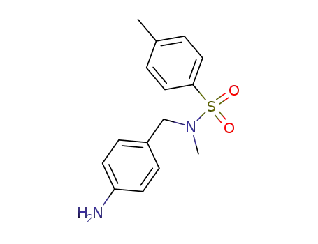 Molecular Structure of 115562-53-3 (N-(4-AMINOBENZYL)-N-METHYL-P-TOLUENESULFONAMIDE)