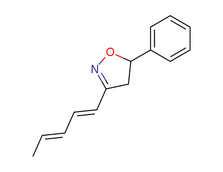 3-((1E,3E)-Penta-1,3-dienyl)-5-phenyl-4,5-dihydro-isoxazole