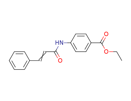 Benzoicacid, 4-[(1-oxo-3-phenyl-2-propen-1-yl)amino]-, ethyl ester cas  38108-09-7