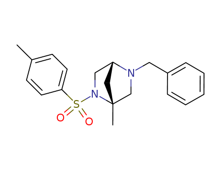 2,5-Diazabicyclo[2.2.1]heptane, 1-methyl-2-[(4-methylphenyl)sulfonyl]-5-(phenylmethyl)-, (1R)-