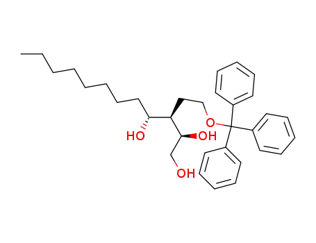 (2R,3R,4R)-3-(2-Trityloxy-ethyl)-dodecane-1,2,4-triol