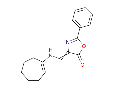 4-[1-(Cyclohept-1-enylamino)-meth-(E)-ylidene]-2-phenyl-4H-oxazol-5-one