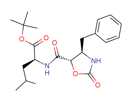 (S)-2-[((4R,5S)-4-Benzyl-2-oxo-oxazolidine-5-carbonyl)-amino]-4-methyl-pentanoic acid tert-butyl ester