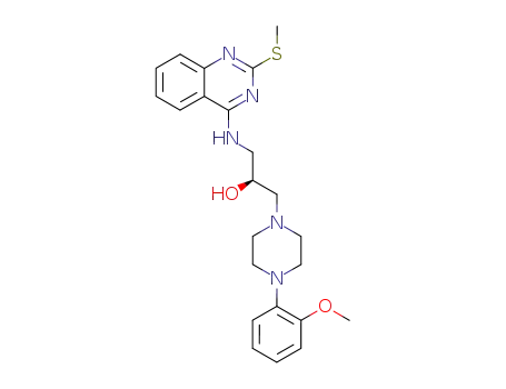 (S)-1-[4-(2-Methoxy-phenyl)-piperazin-1-yl]-3-(2-methylsulfanyl-quinazolin-4-ylamino)-propan-2-ol