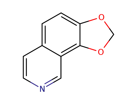 Molecular Structure of 234-17-3 (1,3-Dioxolo[4,5-h]isoquinoline(8CI,9CI))