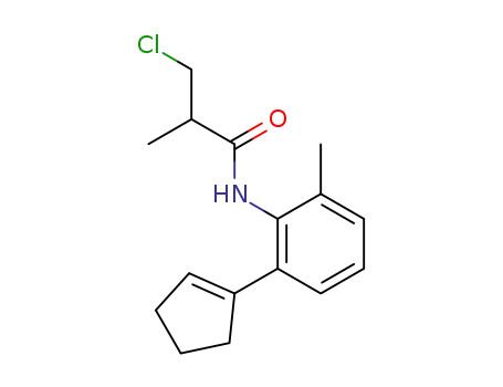 N-(3-chloro-2-methylpropanoyl)-6-(cyclopent-1-enyl)-2-methylaniline