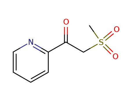2-Methylsulfonyl-1-(pyridin-2-yl)ethanone 27302-93-8