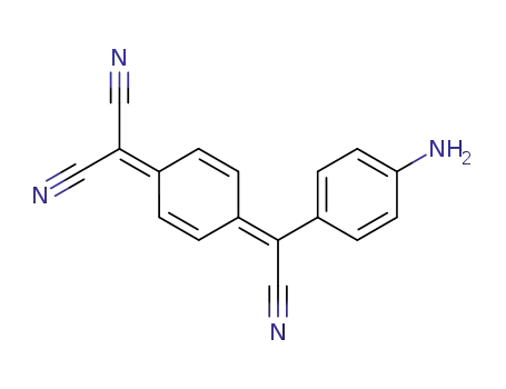 Molecular Structure of 52687-15-7 (Propanedinitrile,
[4-[(4-aminophenyl)cyanomethylene]-2,5-cyclohexadien-1-ylidene]-)
