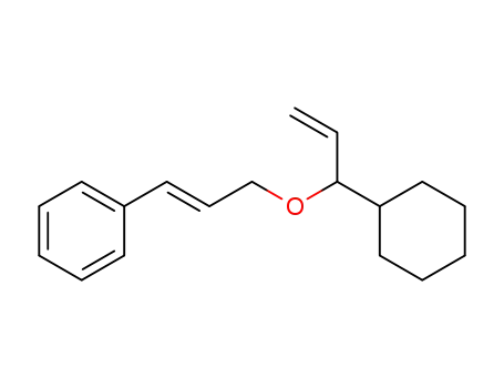 Molecular Structure of 193558-98-4 (Benzene, [3-[(1-cyclohexyl-2-propenyl)oxy]-1-propenyl]-, (E)-)