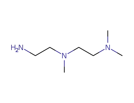 Molecular Structure of 33451-85-3 (N-(2-Aminoethyl)-N,N',N'-trimethylethane-1,2-diamine)