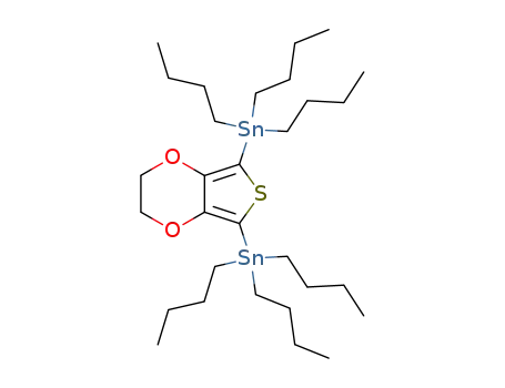 Molecular Structure of 291308-76-4 (2,5-Bis(tributylstannyl)-3,4-ethylenedioxythiophene)