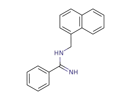 Molecular Structure of 198065-85-9 (<i>N</i>-naphthalen-1-ylmethyl-benzamidine)