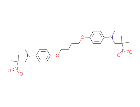 1,4-bis<N-(2-methyl-2-nitropropyl)-4-methylaminophenoxy>butane