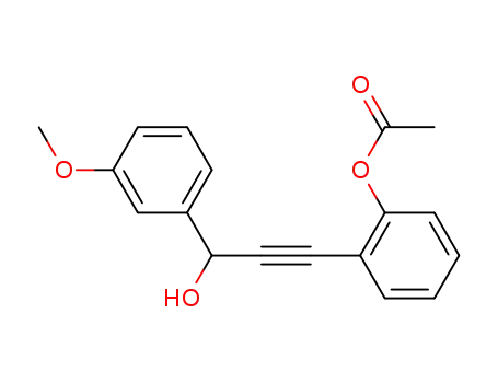 3-(o-acetoxyphenyl)-1-(m-methoxyphenyl)prop-2-yn-ol