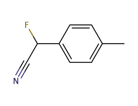 Molecular Structure of 106468-03-5 (2-fluoro-2-(4-methylphenyl)ethanenitrile)