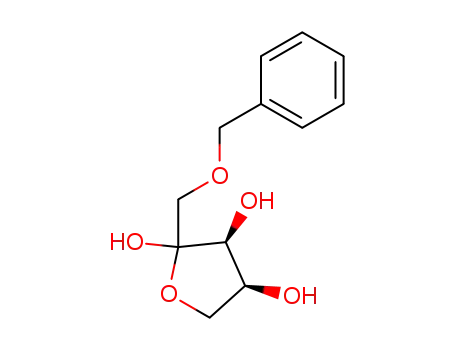 (3S,4S)-2-Benzyloxymethyl-tetrahydro-furan-2,3,4-triol