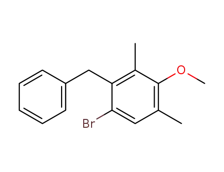 3-benzyl-4-bromo-2,6-dimethylanisole