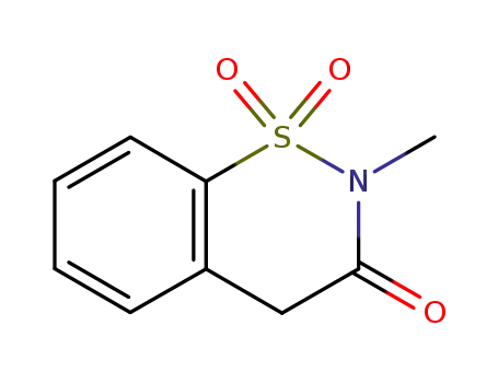 2-Methyl-2H-1,2-benzothiazin-3(4H)-one 1,1-dioxide