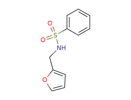 Molecular Structure of 4392-53-4 (N-(2-FURYLMETHYL)BENZENESULFONAMIDE)