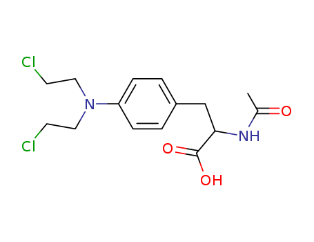 Phenylalanine,N-acetyl-4-[bis(2-chloroethyl)amino]- cas  5786-56-1