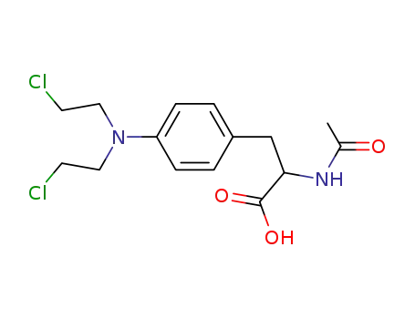 Molecular Structure of 5786-56-1 (N-acetylmelphalan)