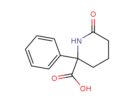 Molecular Structure of 167398-76-7 (2-Piperidinecarboxylic  acid,  6-oxo-2-phenyl-)